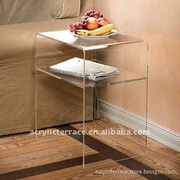 2-tiers Frosted Perspex/Acrylic end table